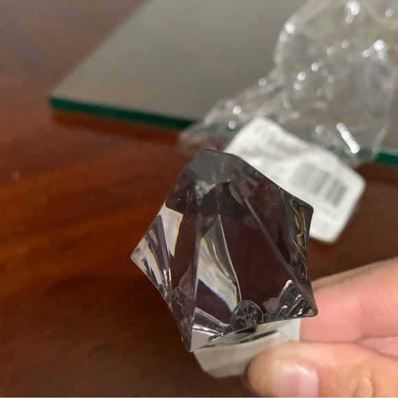 NWT Michael’s Clear Triangular Prism Drawer Pull - Picture 3 of 7